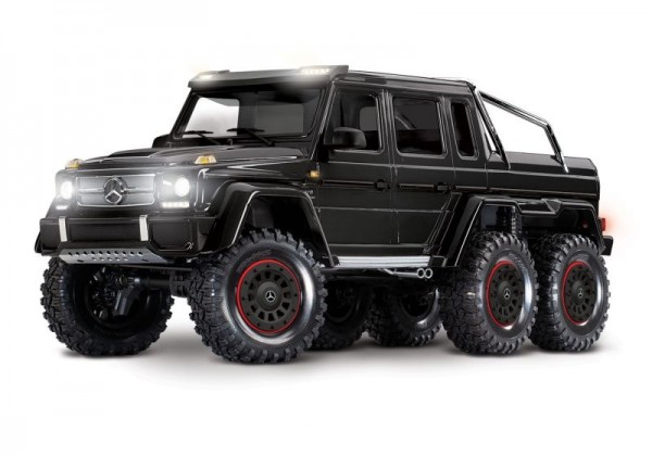 TRAXXAS Mercedes-Benz G63 AMG 6x6 RTR ohne Akku/Lader 1/10 6WD Scale-Crawler Brushed schwarz