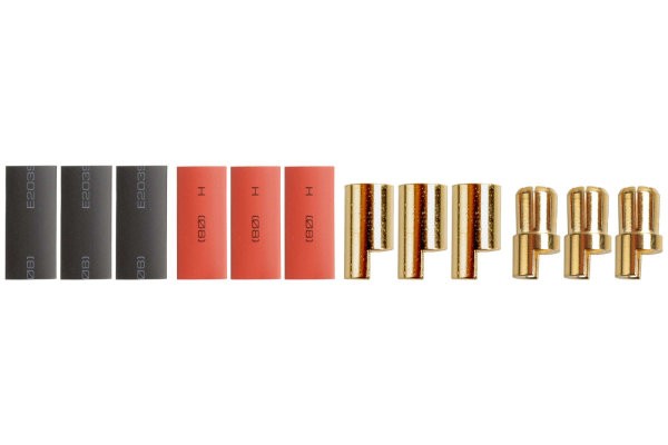 Goldkontakt Ø6,5mm 3 Paare