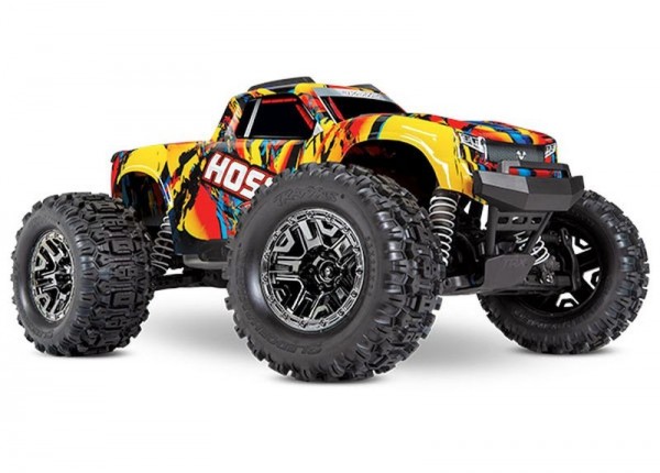 TRAXXAS HOSS 1:10 RTR TSM SR VXL-3S Regler ohne Akku/Lader 1/10 Monster-Truck Brushless Solar Flare