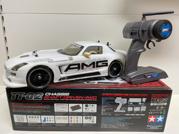 1:10 RC Mer.Benz SLS GT3 "AMG" TT-02 Fahrbereit aufgebaut