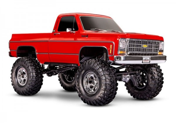 TRAXXAS TRX-4 Chevy K10 High-Trail rot RTR o. Akku/Lader 1/10 4WD Scale-Crawler Brushed