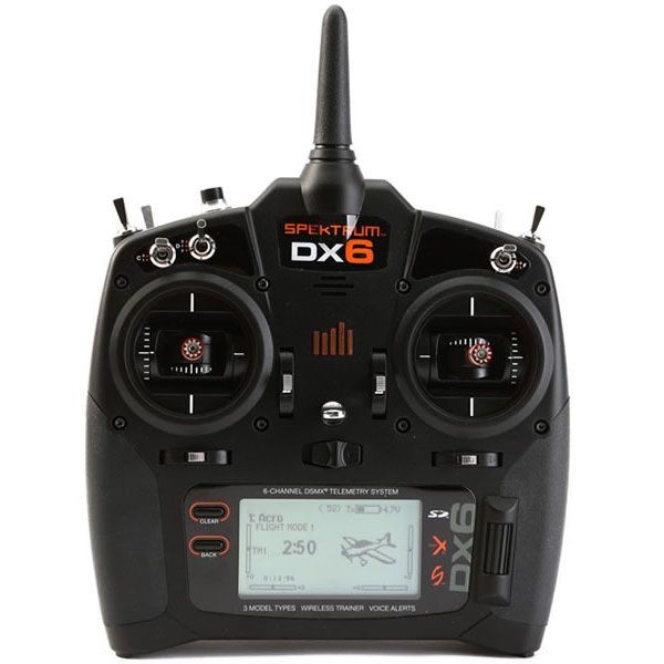 Spektrum DX6 G3 6-CH DSMX Transmitter m/AR6600T RX MD2