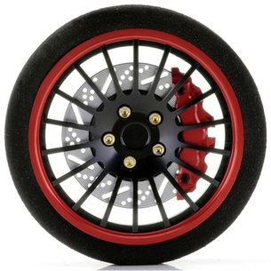 Ansmann Racing Lenkrad D3 rot