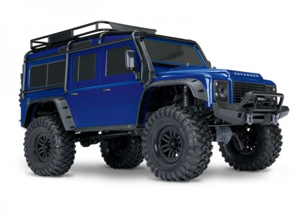 TRAXXAS TRX-4 LR Defender 4x4 metallicblau RTR o. Akku/Lader 1/10 4WD Scale-Crawler Brushed