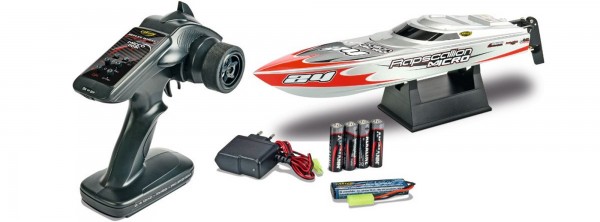 CARSON 500108009 RC-Boot Micro Rapscallion RTR Aussteller Neu