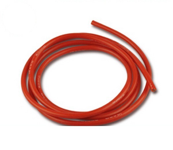 Silikonkabel rot 1m 14 AWG 2,5qmm