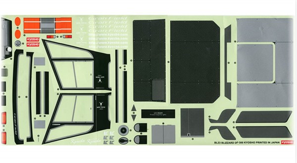 Dekorbogen 1:12 Blizzard DF-300