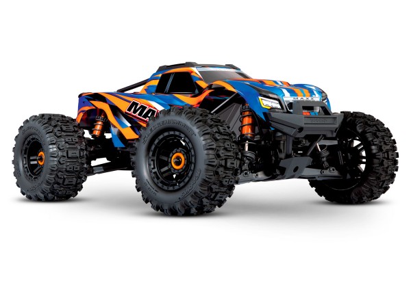 NEU TRAXXAS MAXX 1:10 RTR TSM SR VXL4S Regler o Akku/Lader 1/10 Monster-Truck Brushless orange