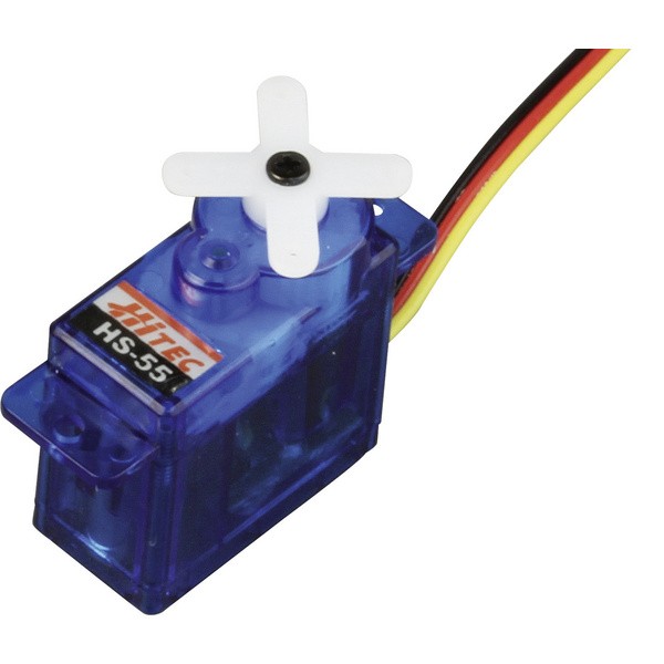 Hitec Mini-Servo HS-55 Analog-Servo Getriebe-Material: Kunststoff Stecksystem: JR