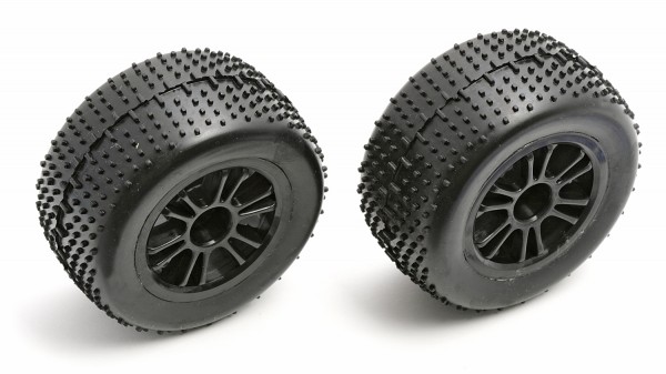 Standard Spoked Wheels, black with Mini-Pin tire