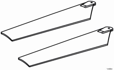 Hauptrotorblätter Solo Pro 127/129