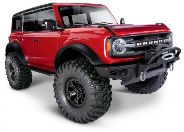 NEU TRAXXAS TRX-4 2021 Ford Bronco rot RTR o. Akku/Lader 1/10 4WD Scale-Crawler Brushe