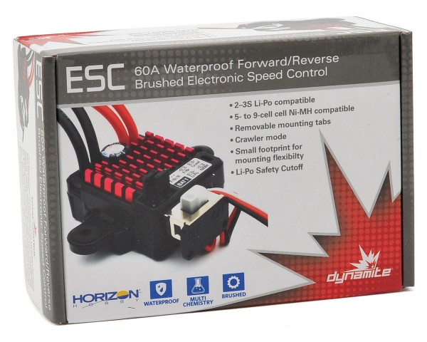 WP 60A FWD / REV Bürsten ESC (DYNS2210)