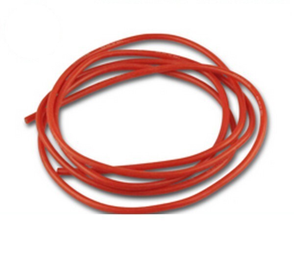 Silikonkabel rot 1m 18 AWG 0,75qmm