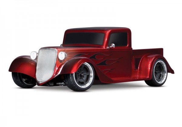 TRAXXAS 4Tec 3.0 Factory Five 35 HotRod rot 1/9 Truck RTR Brushed, ohne Akku und Ladegerät