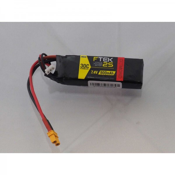 F-TEK 2S 800mAh (7,4V) 30C LiPo Akku (XT30)