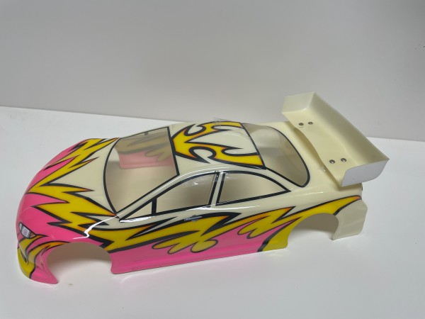 1:10 Onroad Karosserie pink/weiß 190mm