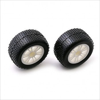 Standard Spoked Wheels/Tires, white, mounted