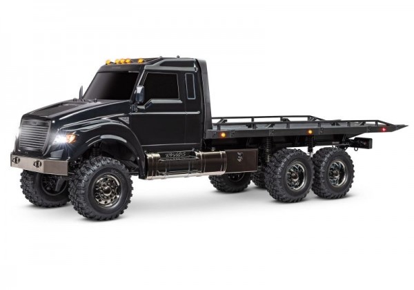 NEU TRX Flatbed Hauler Truck 6x6 RTR o Akku/Lader 1/10 6WD Truck Brushed schwarz
