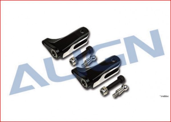 Align Hauptrotor Blatthalter-Set Metall schwarz - T-Rex 450. #