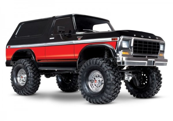 TRAXXAS TRX-4 Ford Bronco Red 4x4 RTR ohne Akku/Lader 1/10 4WD Scale-Crawler Brushed