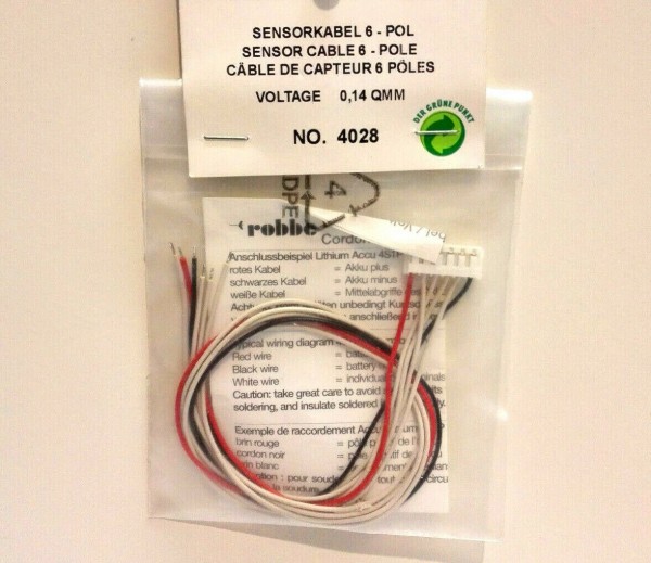 Robbe Voltage Sensorkabel 6-P. 0,2qmm