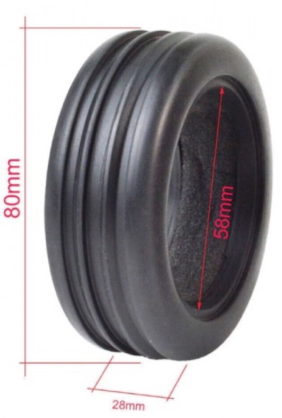 Räder Buggy Rail vorne 2WD 1:10 (2) ohne Felge